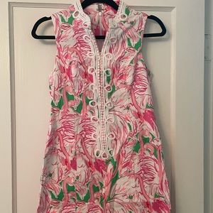 Flamingo pink lily pulitzer dress